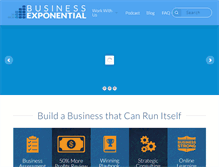Tablet Screenshot of businessexponential.com